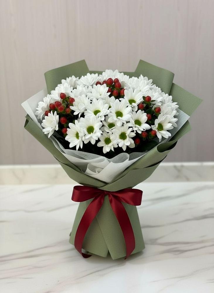 Букет цветов из: Хризантемы в Каменнобродской