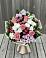 Букет цветов из: Альстромерии, Гвоздики, Розы и Хризантемы в Каменнобродской