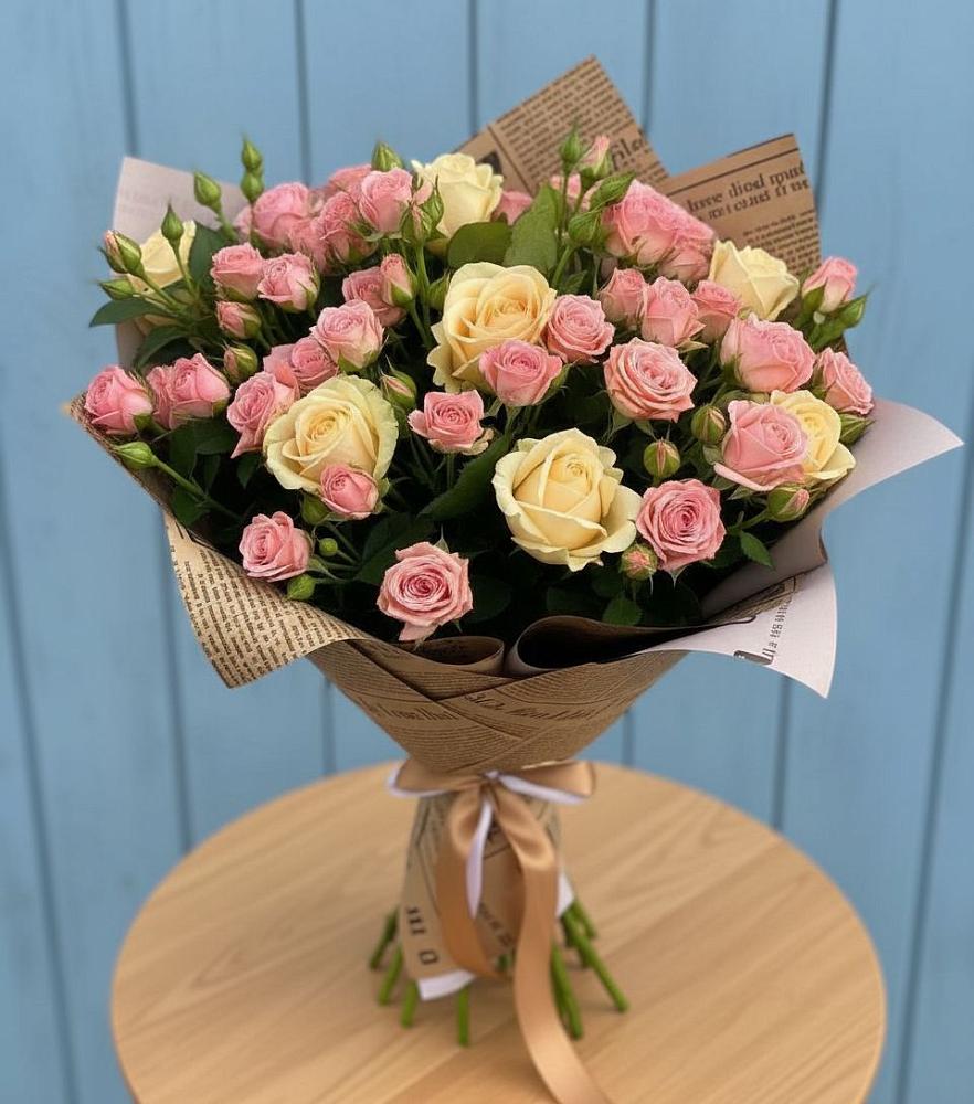 Букет цветов из: Розы в Каменнобродской