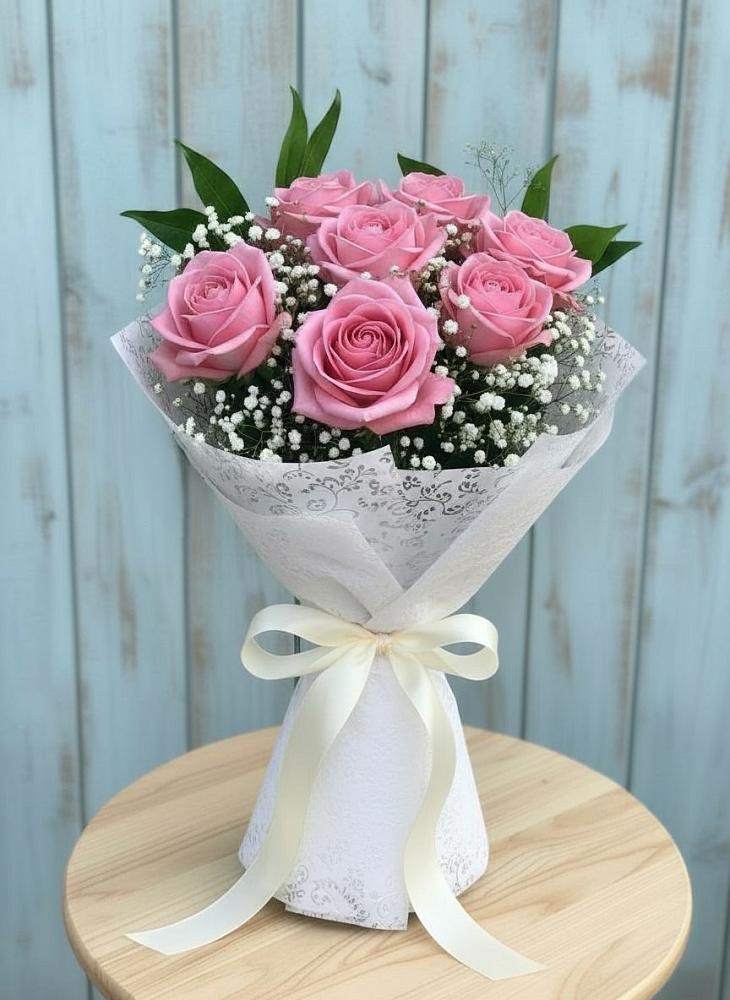 Букет цветов из: Розы в Каменнобродской