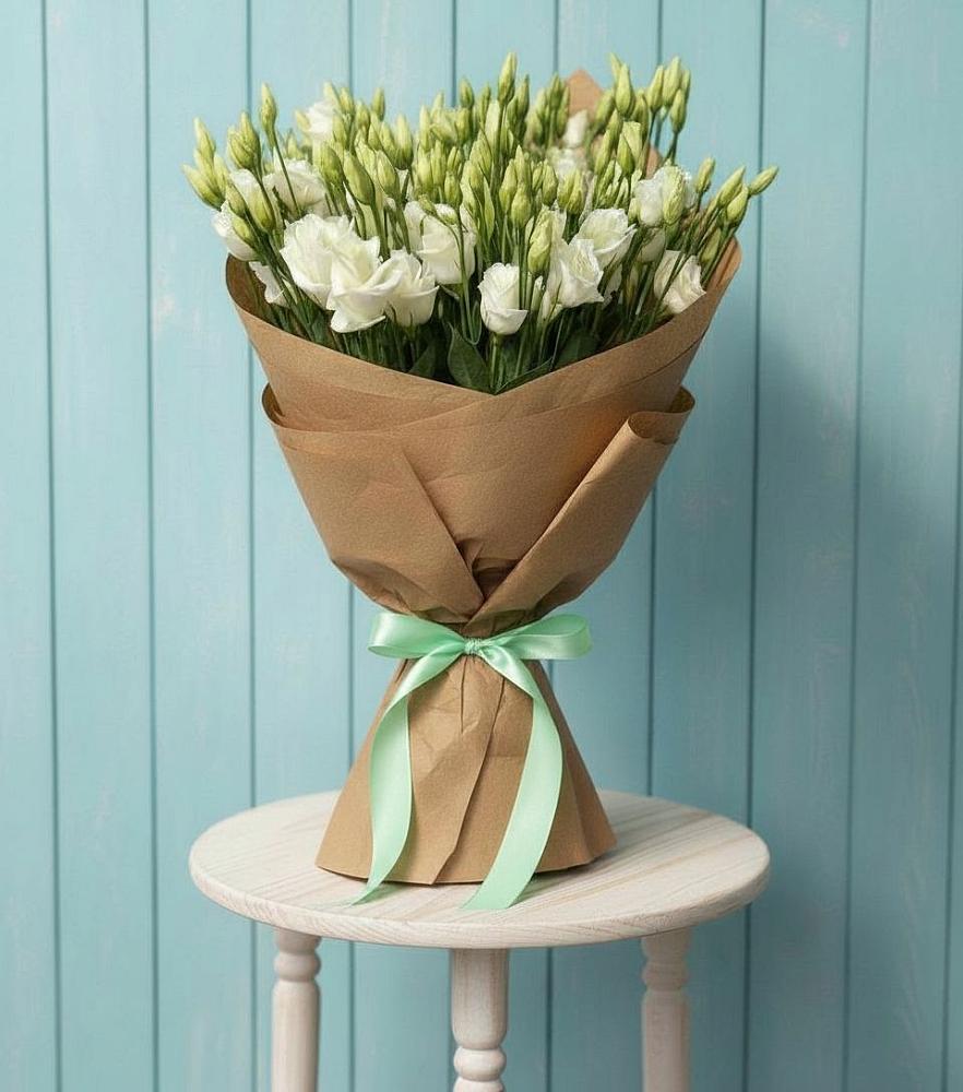 Букет цветов из: Лизиантусы в Каменнобродской