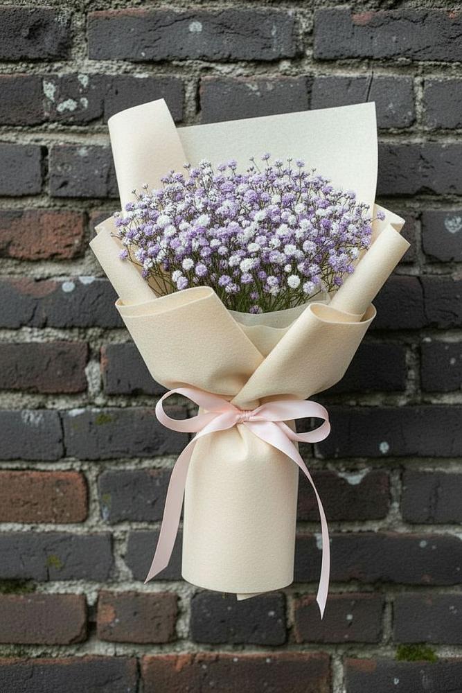 Букет цветов из: Гипсофила в Каменнобродской