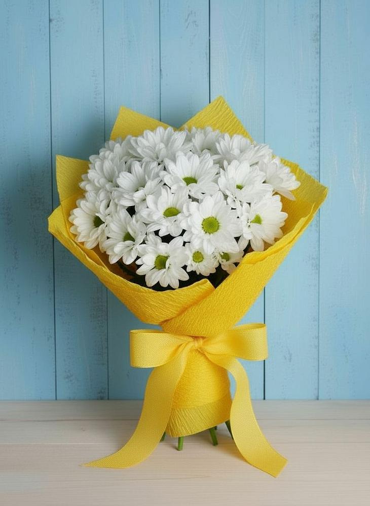 Букет цветов из: Хризантемы в Каменнобродской