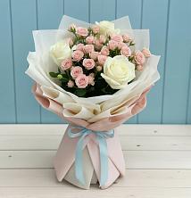 Букет цветов из:  Розы в Каменнобродской