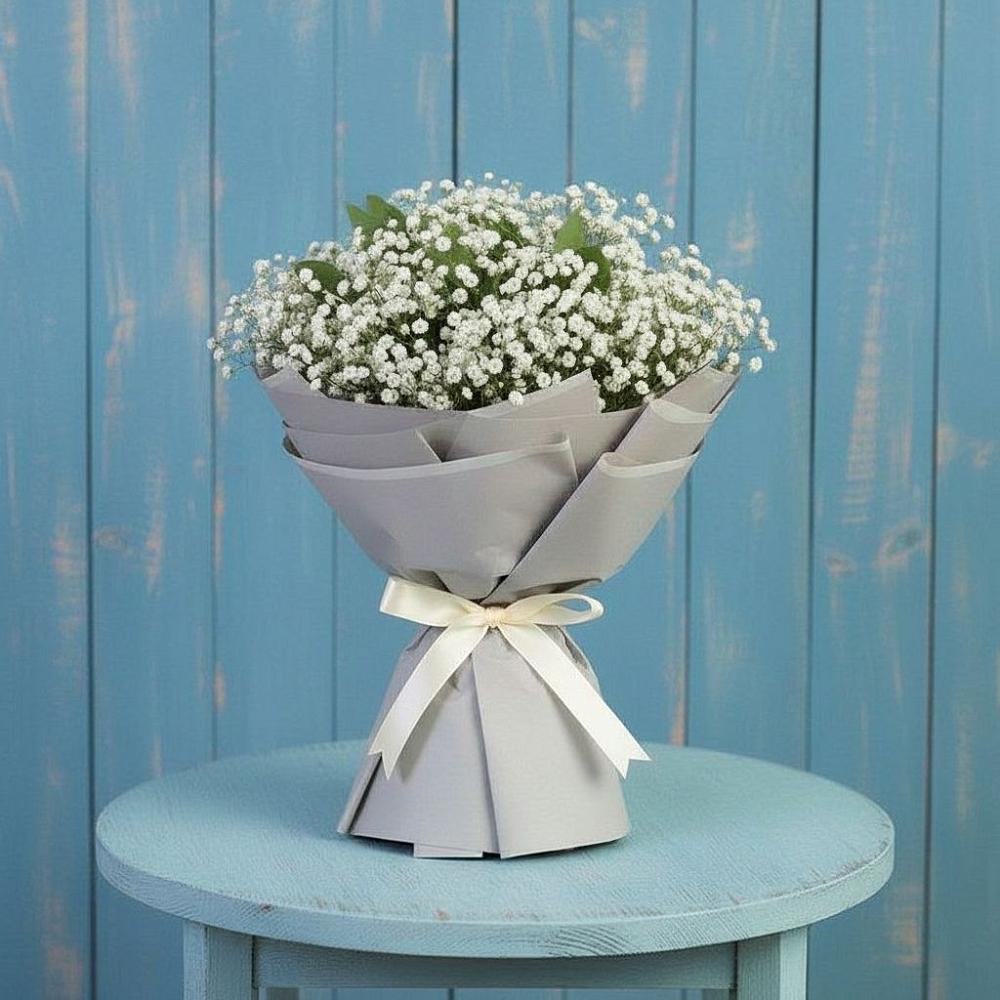 Букет цветов из: Гипсофила в Каменнобродской