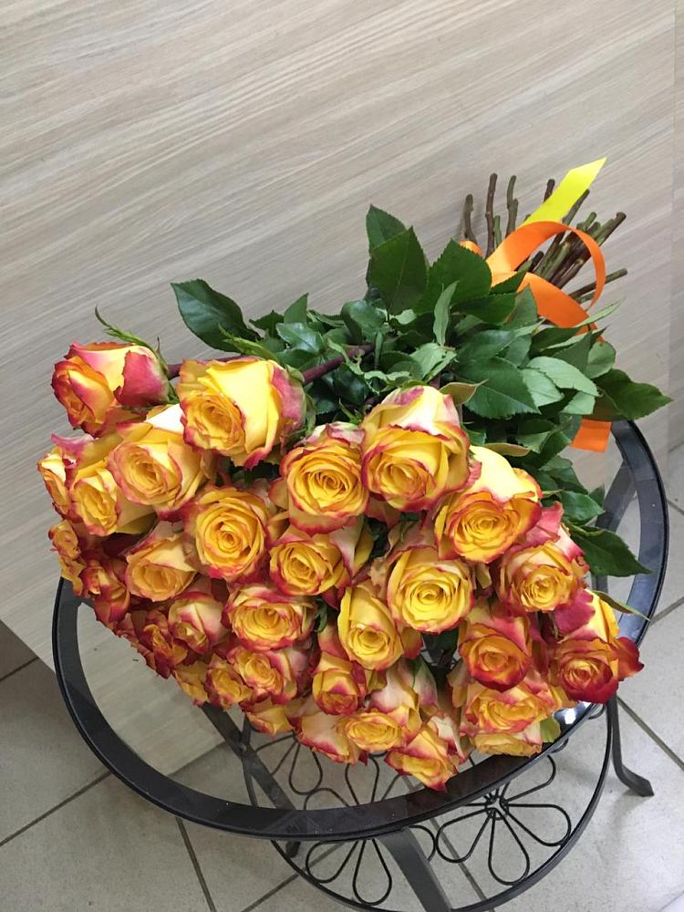 Букет Желтые розы в Каменнобродской