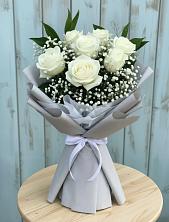 Букет цветов из:  Розы в Каменнобродской