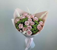Букет цветов из:  Розы и Хризантемы в Каменнобродской