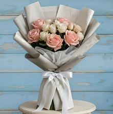 Букет цветов из:  Розы в Каменнобродской