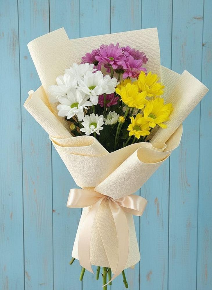 Букет цветов из: Хризантемы в Каменнобродской