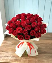 Букет 29 Красных роз в Каменнобродской