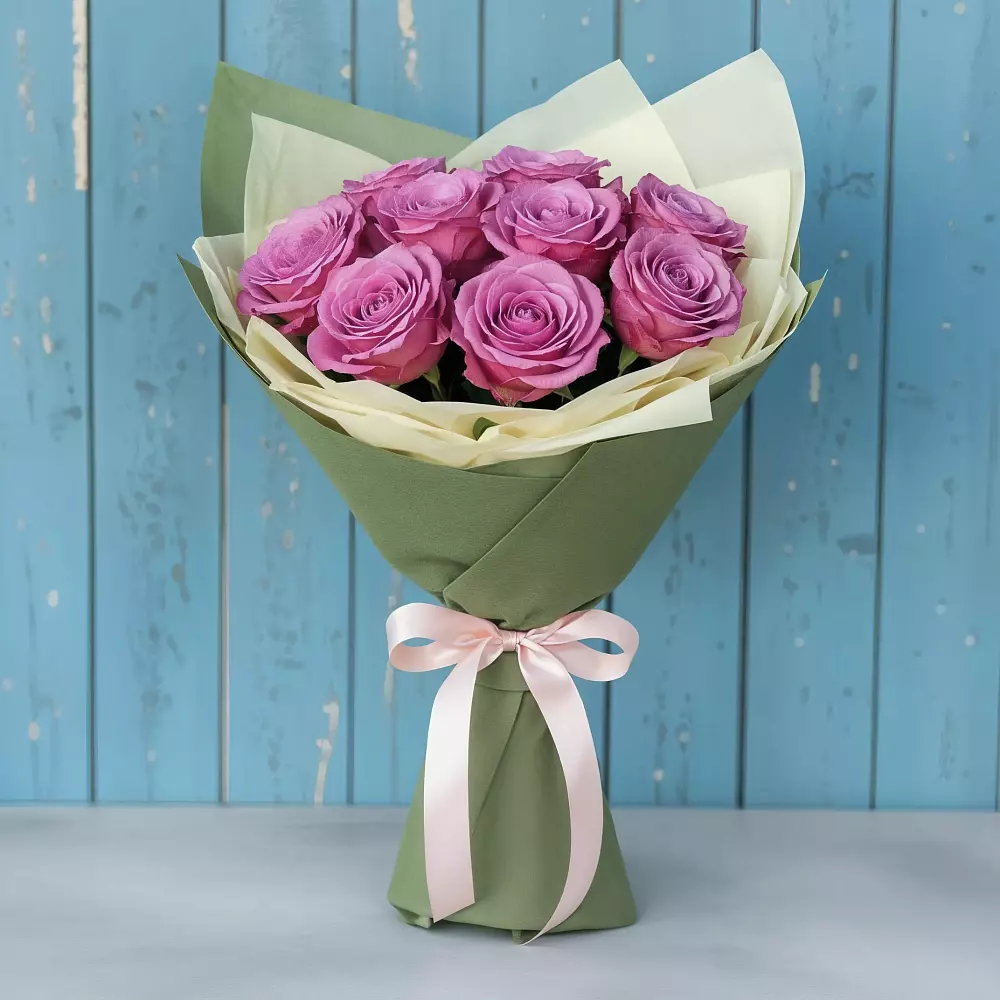 Букет Розы Фёрст Леди в Каменнобродской