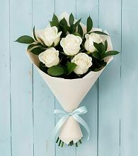 Букет цветов из:  Розы в Каменнобродской