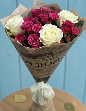 Букет цветов из:  Розы в Каменнобродской