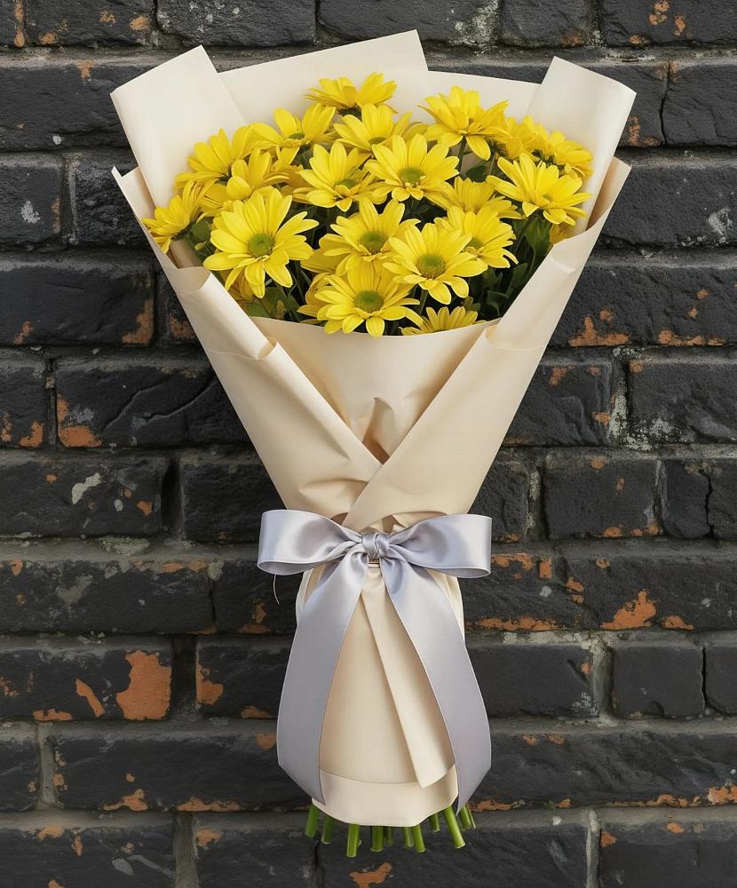 Букет цветов из: Хризантемы в Каменнобродской