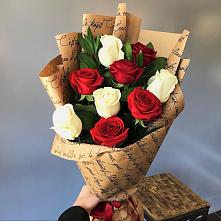 Букет цветов из:  Розы #REPLACE_PRED# Каменнобродской