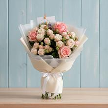 Букет цветов из:  Розы в Каменнобродской