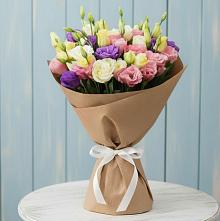 Букет цветов из:  Лизиантусы в Каменнобродской