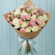 Букет цветов из:  Розы в Каменнобродской